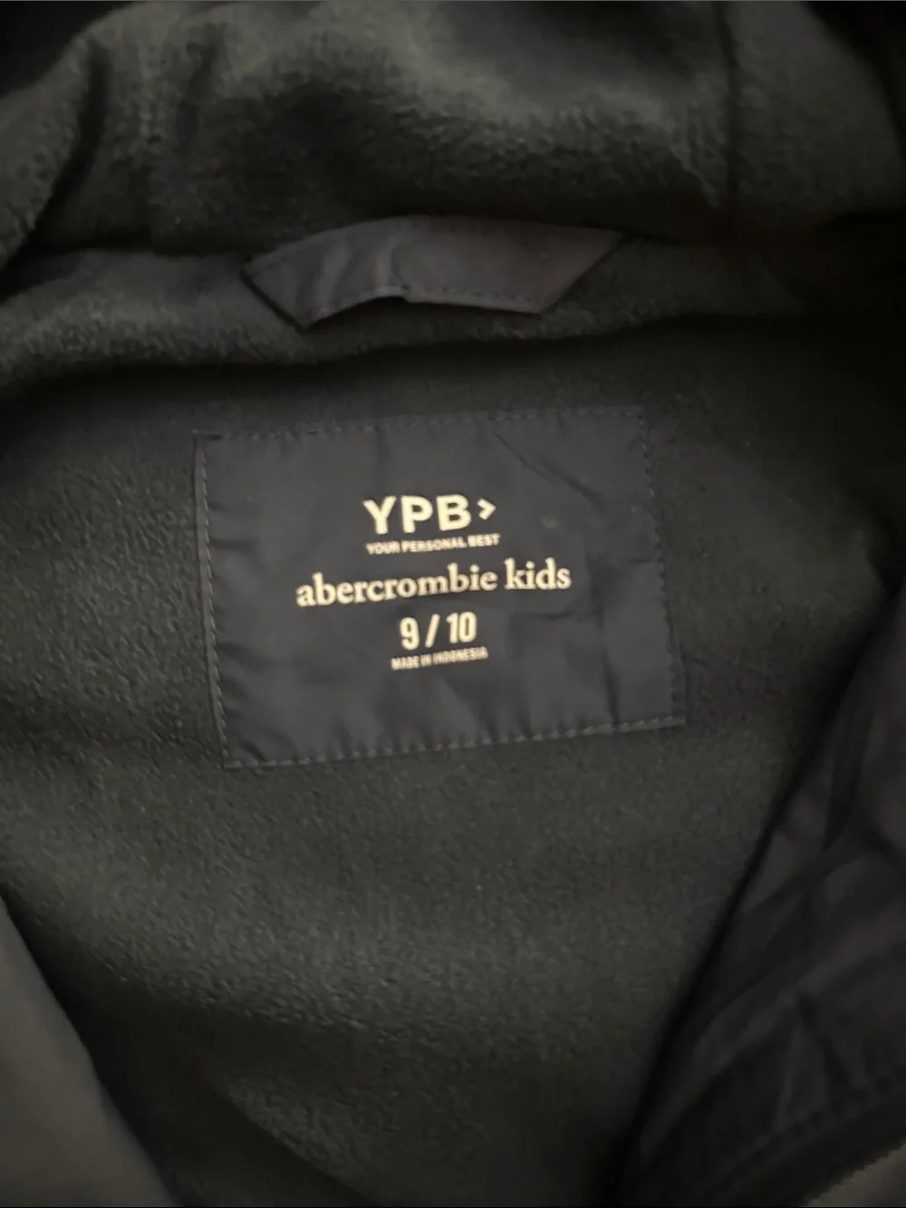 abercrombie kids Navy Hooded Quilted Puffer Jacket